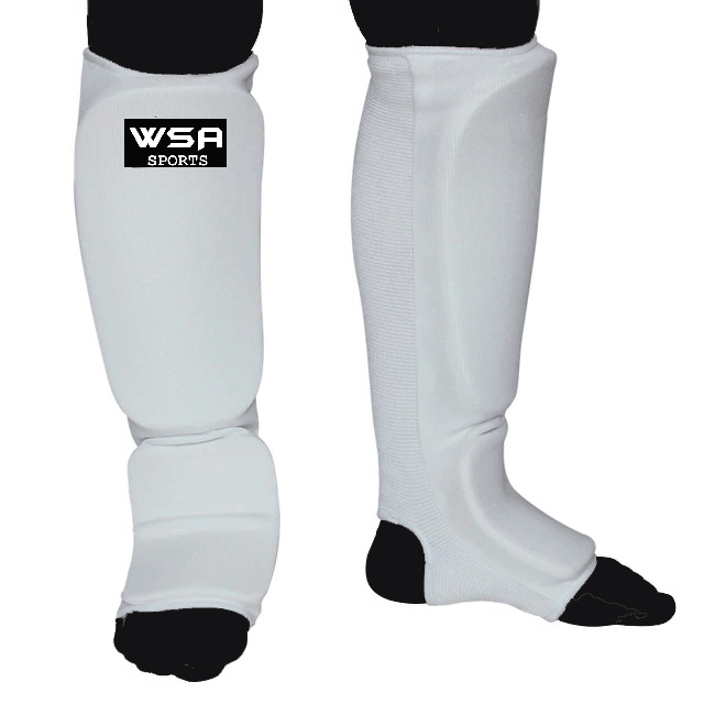 White Cotton Shin and Instep Protector
